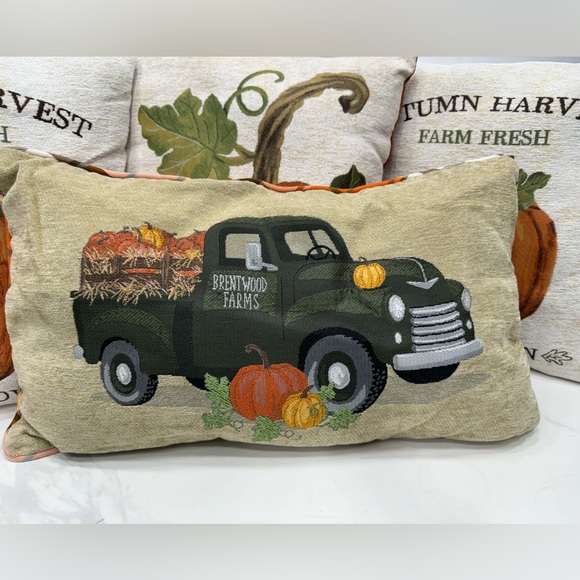 Autumn Fall Decorative Pillow Set of 4 - Picture 2 of 9